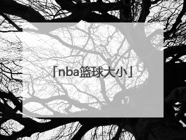 「nba篮球大小」NBA篮球大小分
